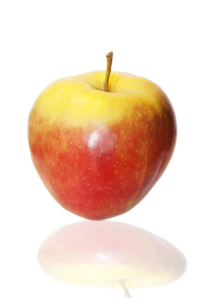 The apple over white background — Stock Photo, Image