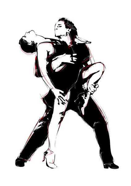 Danse latino — Image vectorielle