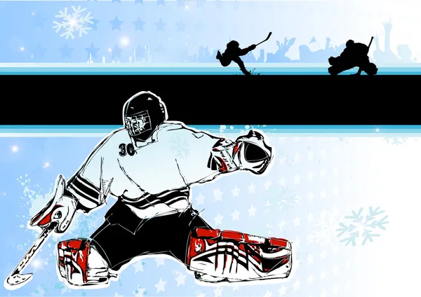 Pasja Hokej na lodzie — Wektor stockowy