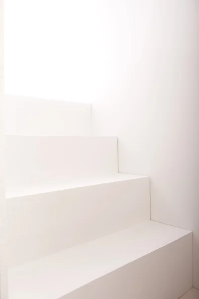 Φόντο λευκό βήματα — Φωτογραφία Αρχείου