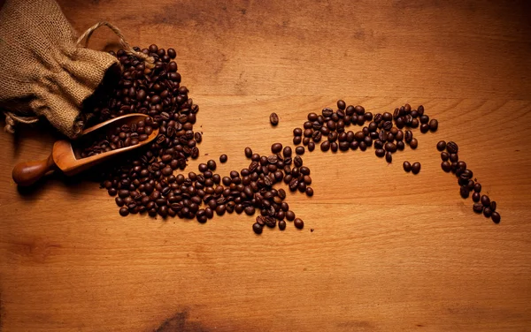焼きたてのコーヒー豆 — ストック写真