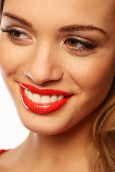 아름 다운 치아 아름 다운 미소 — 스톡 사진