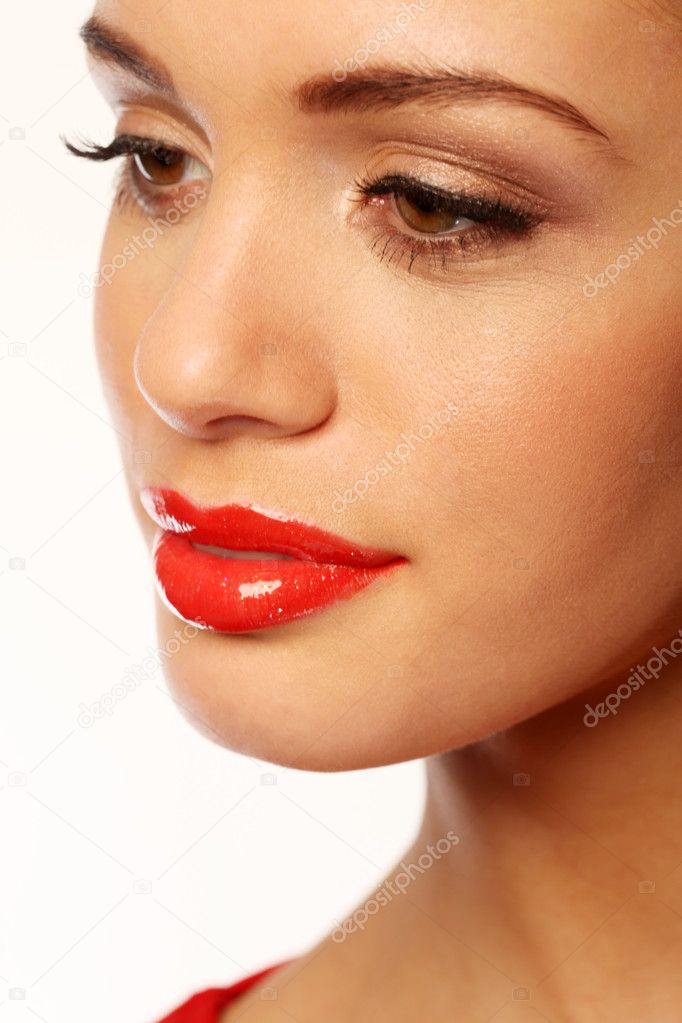 Luscious Red Lips