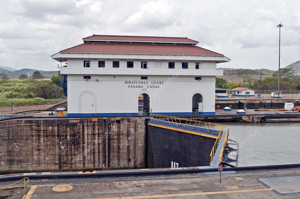 Panama Canal, Miraflores locks.
