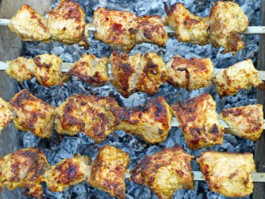 iştah açıcı suyu kebab.