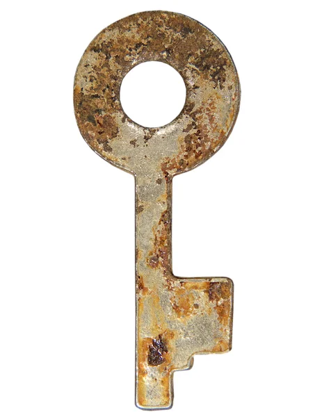 Stary zardzewiały klucz. — Zdjęcie stockowe