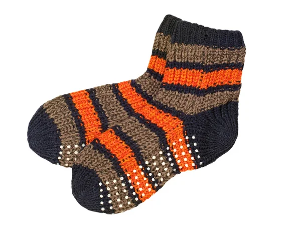 Vlněné ponožky. — Stock fotografie