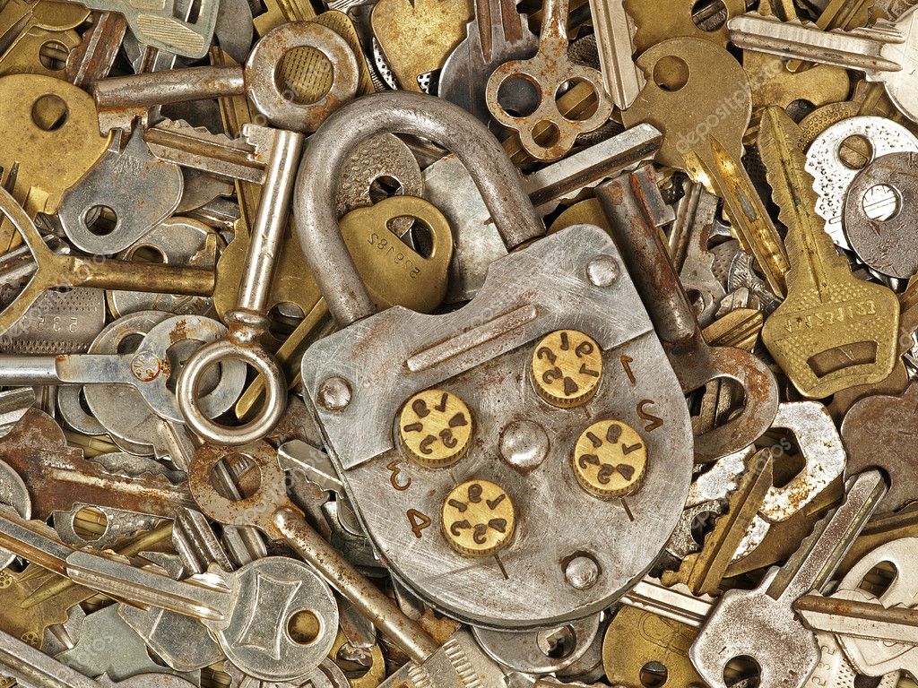 Old lock and keys. Stock Photo by ©Zurbagan 8883798