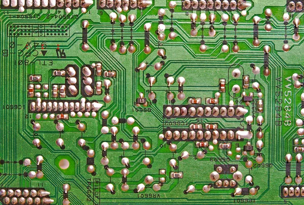 Electronic microcircuit. — Stock Photo, Image