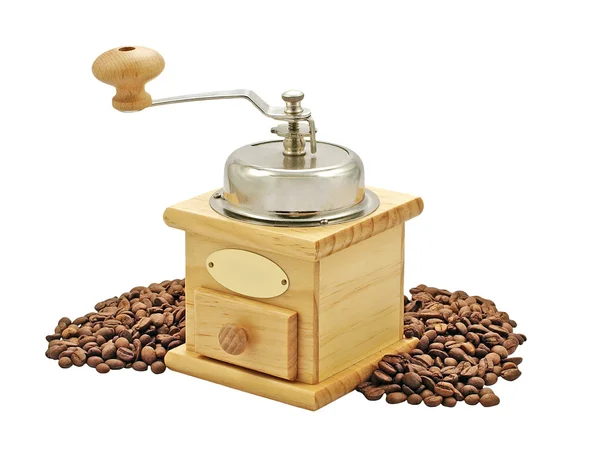 Manuell kaffekvarn. — Stockfoto