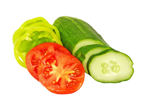 Fresh sliced vegetables. — Stock Photo, Image