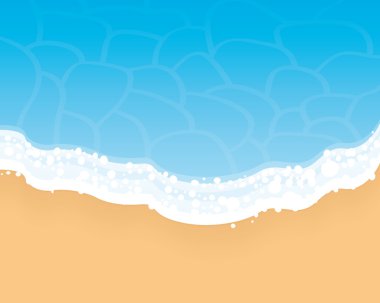 Summer beach. clipart