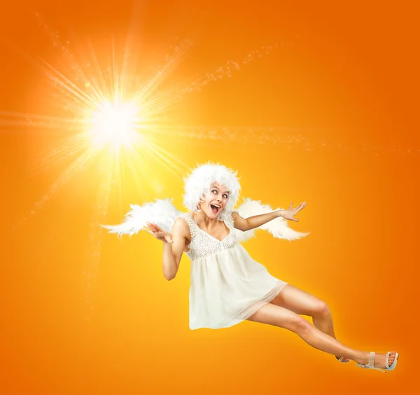Солнечный ангел — стоковое фото