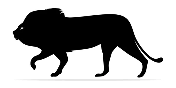 Lion silhouette — Stock Vector