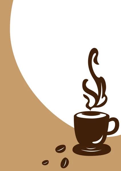 Fondo caffè — Vettoriale Stock