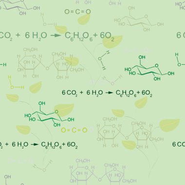 Seamless chemistry pattern clipart