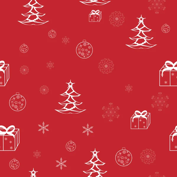 Seamless christmas pattern Stock Illustration