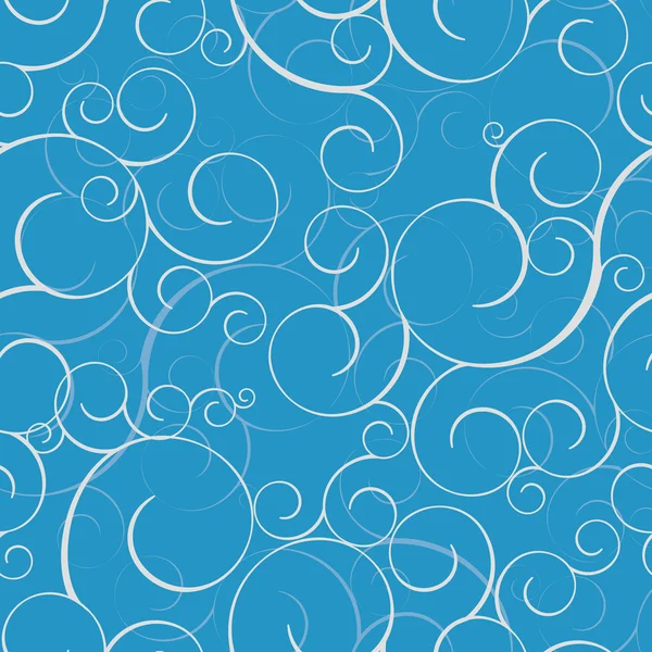 Swirls ile Seamless Modeli — Stok Vektör