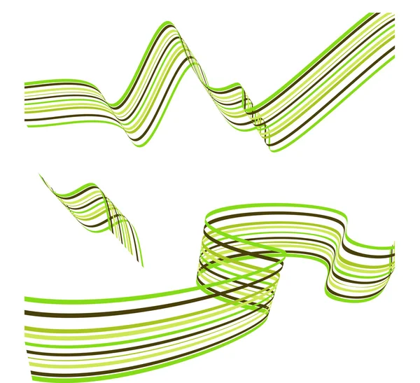 Lignes ondulées — Image vectorielle