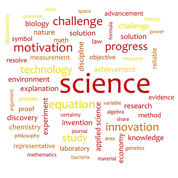 Science word cloud