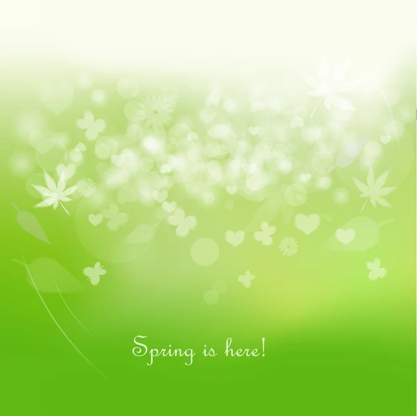 Våren bakgrund Royaltyfria illustrationer