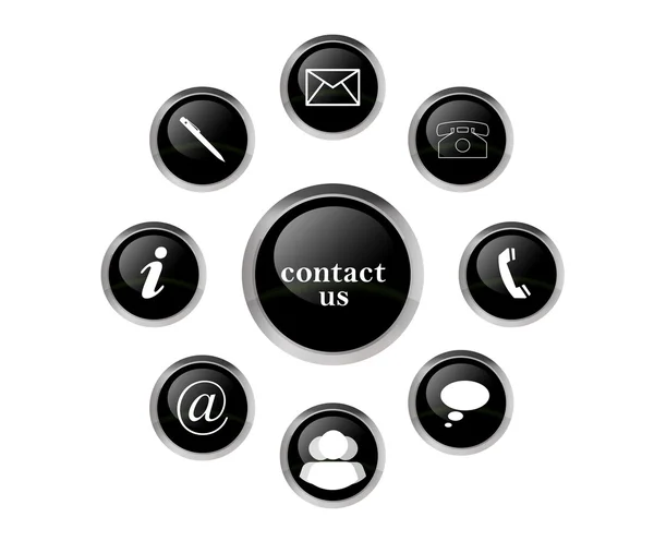 Contact signs — Stock Photo, Image