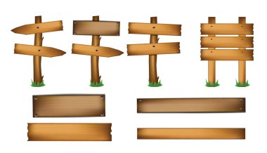Wood Design Elements clipart