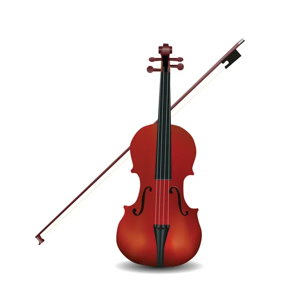 孤立的小提琴 — 图库矢量图片