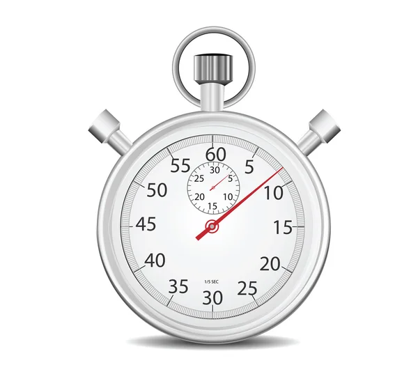 Χρονόμετρο που απομονώνονται σε λευκό — Διανυσματικό Αρχείο