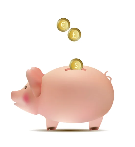 Piggy Bank — Stock Vector