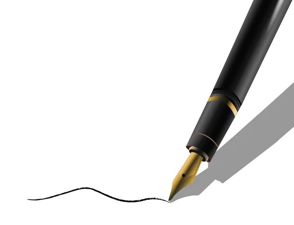 Luxusní pero — Stockový vektor