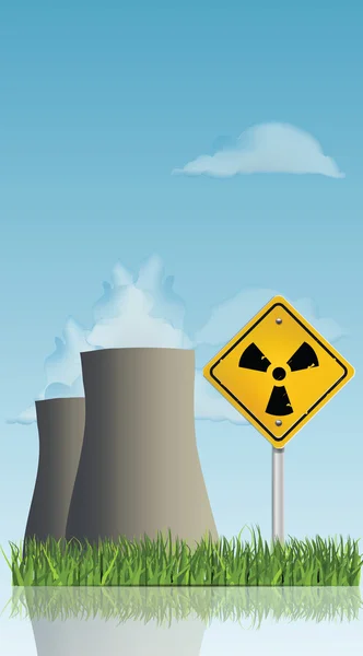 核发电厂 — 图库矢量图片