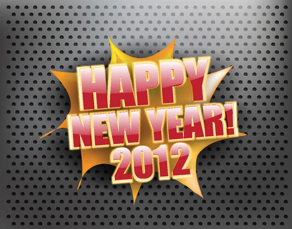 Happy New Year 2012 — Stock Vector