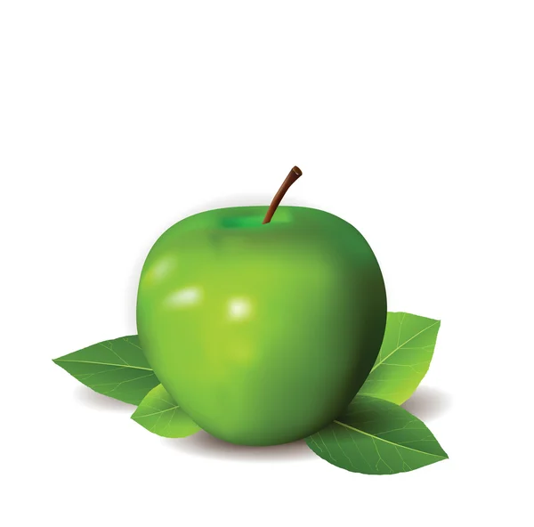 Fondo de manzana verde — Archivo Imágenes Vectoriales