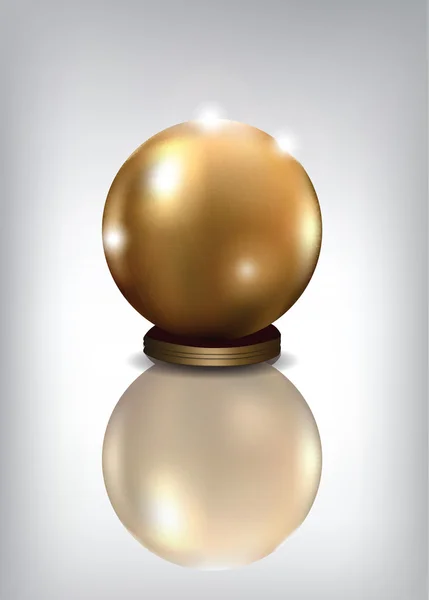 Golden Sphere award — Stock Vector