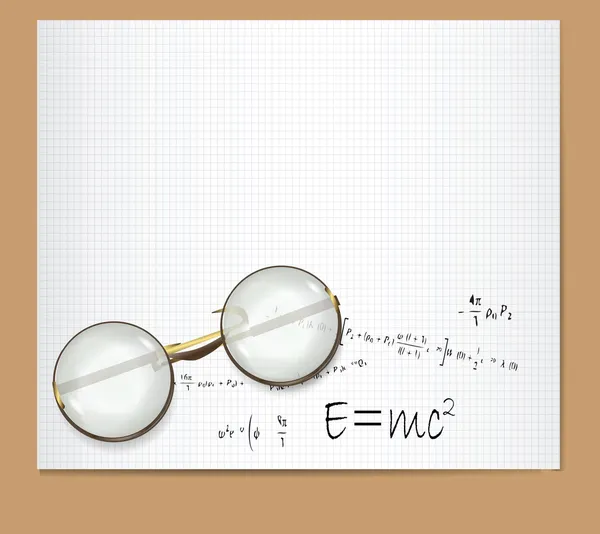 Emc2 Theory of Relativity — Stock Vector