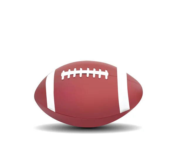 American Football isolated on white background — Stock Vector