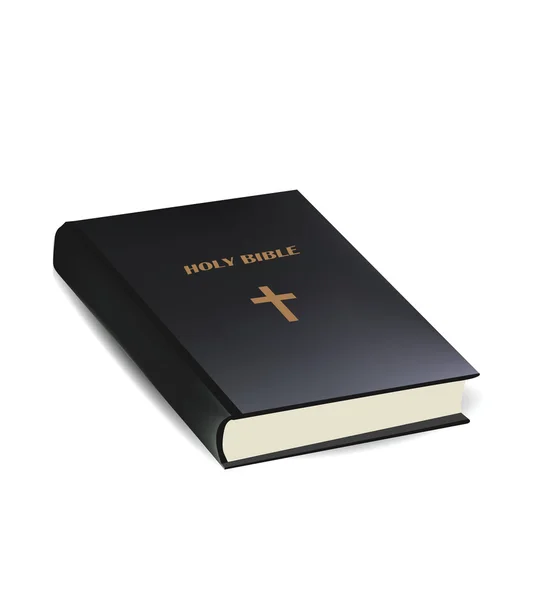 神圣的圣经被隔绝在白色背景上 — 图库矢量图片