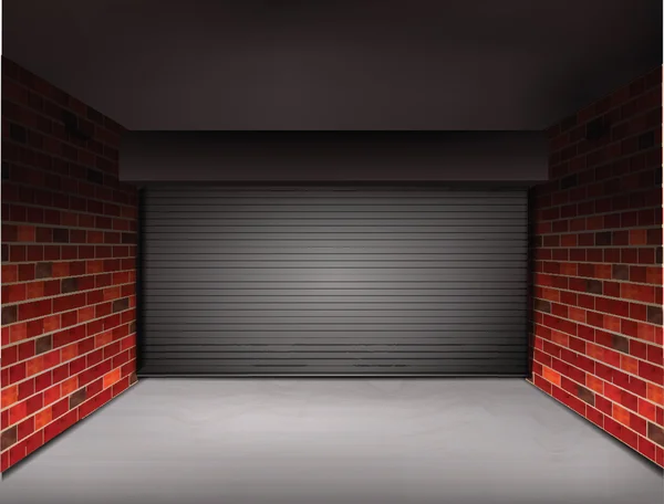 Empty Garage — Stock Vector