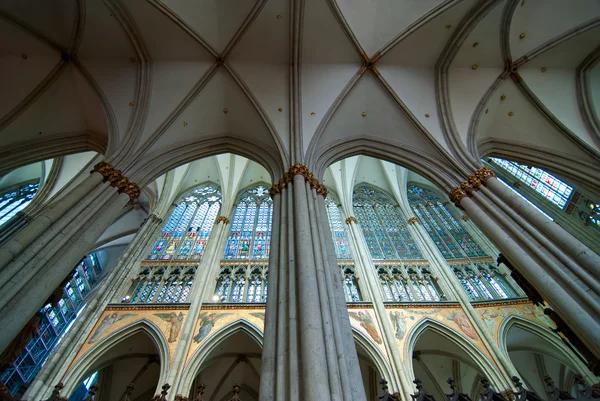 Gotická katedrála v Kolíně nad Rýnem (Německo) — Stock fotografie