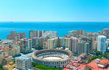 View of Malaga. clipart