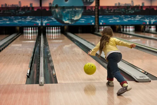 Hra bowling — Stock fotografie