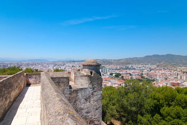 La fortaleza de Málaga . — Foto de Stock