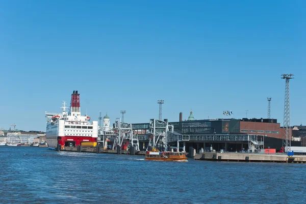 stock image A ship in port.