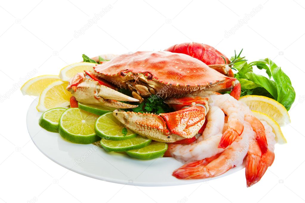 Crab platter