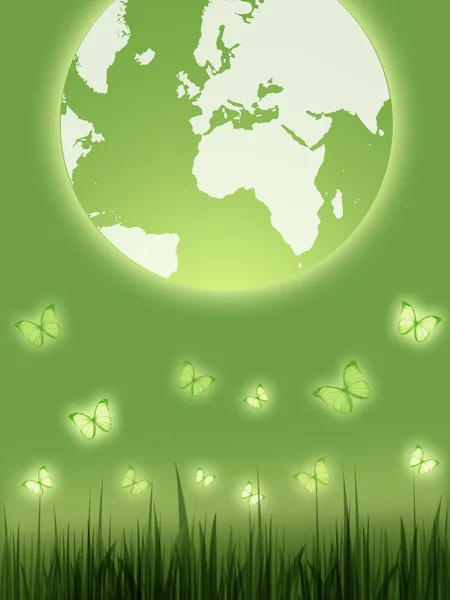 Зеленая Земля — стоковое фото