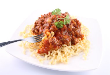 Fusilli bolognese