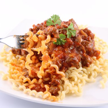 Düdük bolognese sos ile