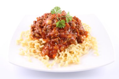 Düdük bolognese sos ile