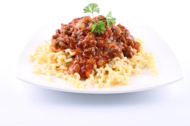 Düdük bolognese sos ile